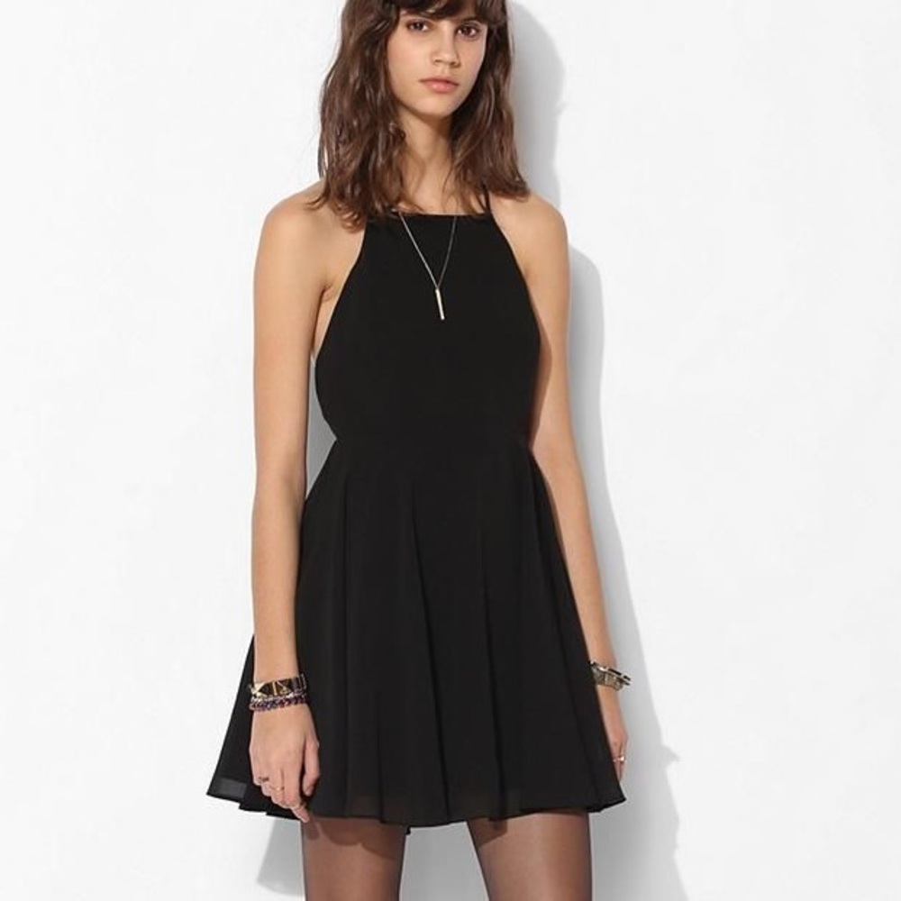 Silence + Noise Black Dress